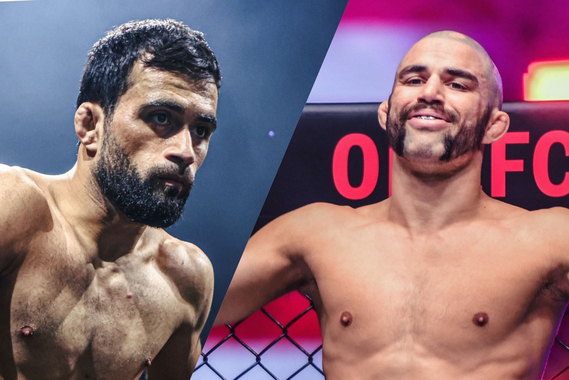 (From left) Shamil Gasanov and Garry Tonon. [Images courtesy from ONE Championship]