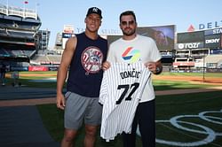 “Aaron Judge can play basketball” - Luka Doncic endorses No.99’s hoop potential after receiving exclusive gifts from captain at Yankee Stadium