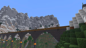 Minecraft player replaces U.S. Presidents with Notch, Jeb, and other devs in Mount Rushmore build