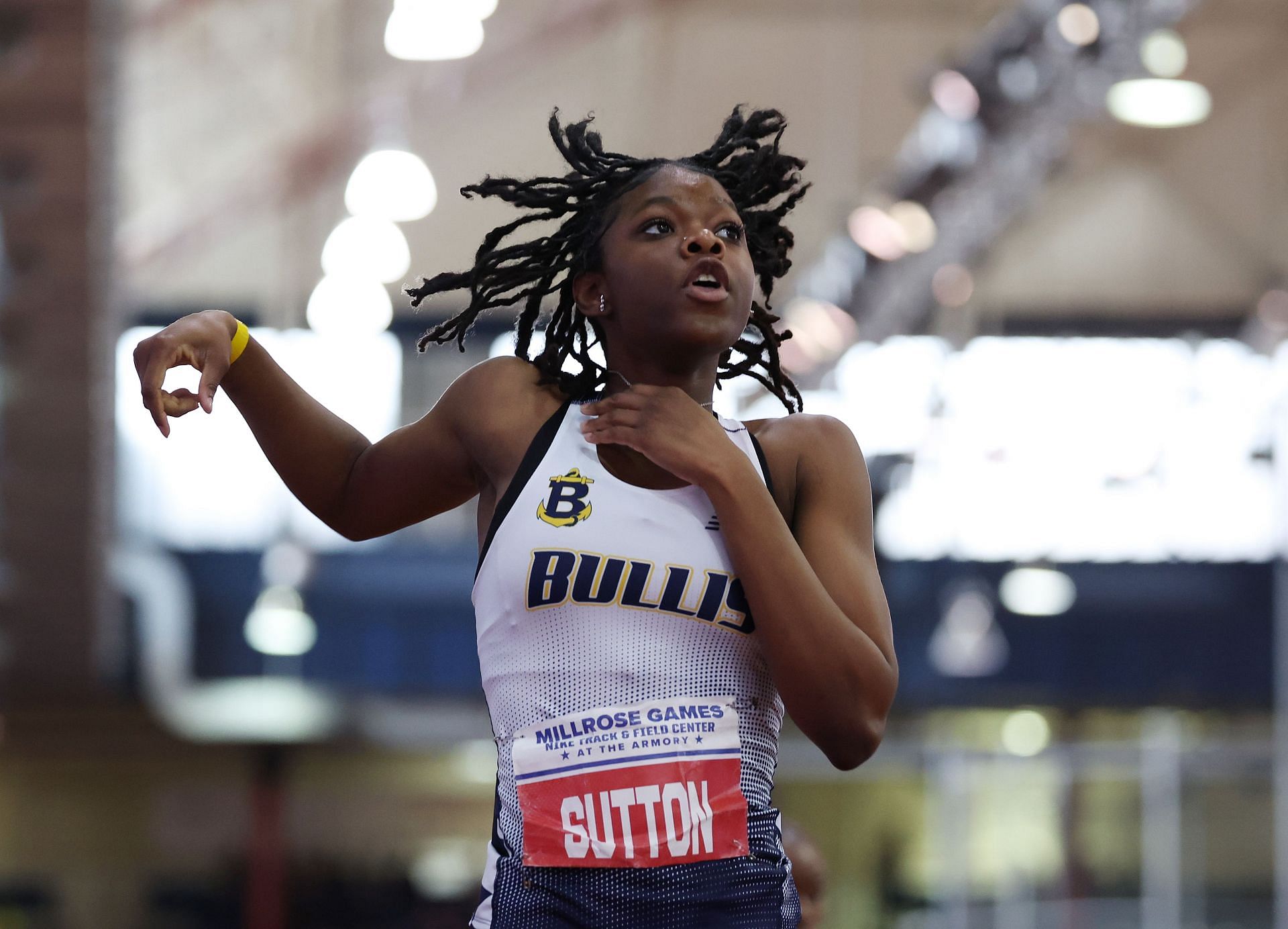 Sydney Sutton at the 116th Millrose Games - Source: Getty