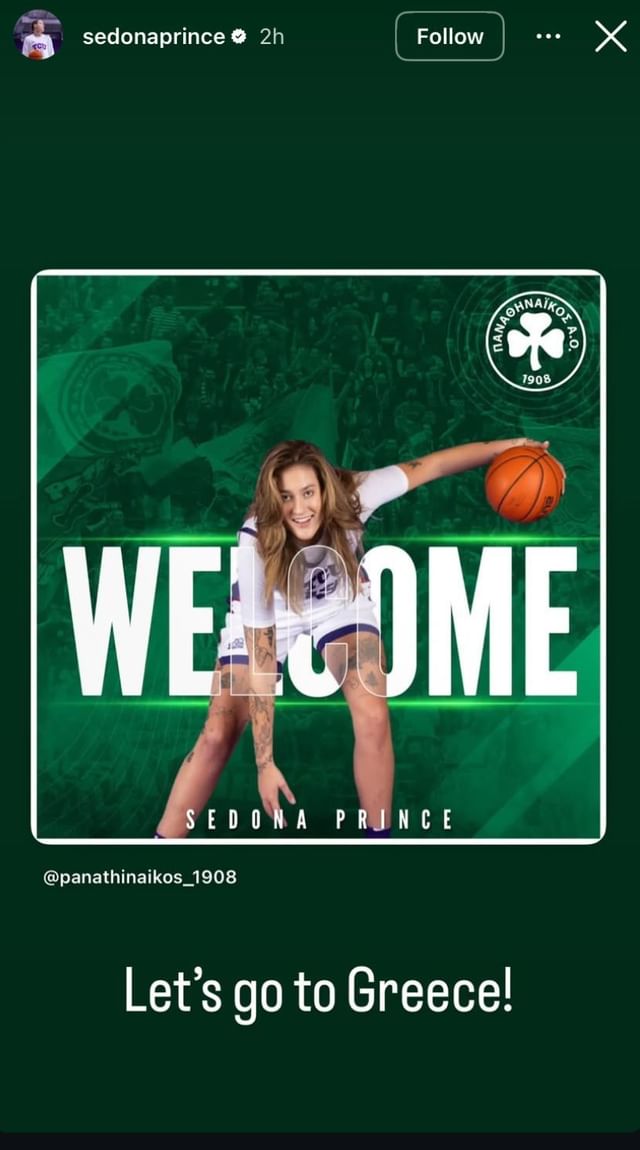 Hailey Van Lith's former teammate Sedona Prince announces major international move with 4-word message - Image source: Instagram/sedonaprince