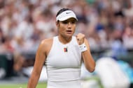 Emma Raducanu at the Wimbledon Championships (Image via: Getty)