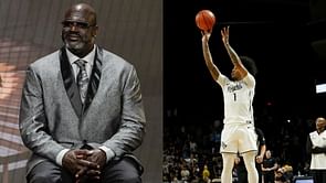 $500,000,000 worth Shaquille O'Neal makes surprise appearance at Mikey Williams' Sacramento State practice as program continues rebuild