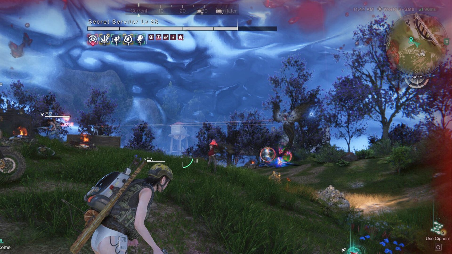 Eternal Dreamer boss fight inside a Dream Zone (Image via Starry Studio)