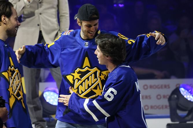 Mitch Marner follows up ex-Leafs teammate Auston Matthews's support for Justin Bieber’s surprise 21‑track album ‘Swag’