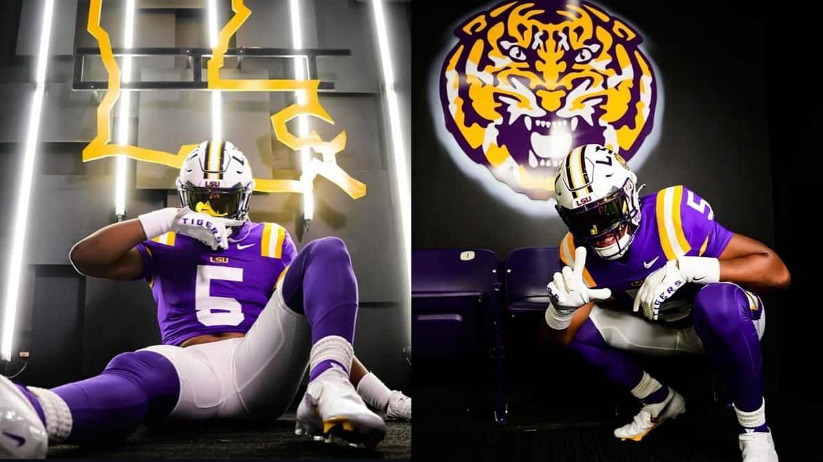 "When Brian Kelly is fired, you can still flip Lamar": CFB world in splits after elite 5-star recruit Lamar Brown commits to LSU