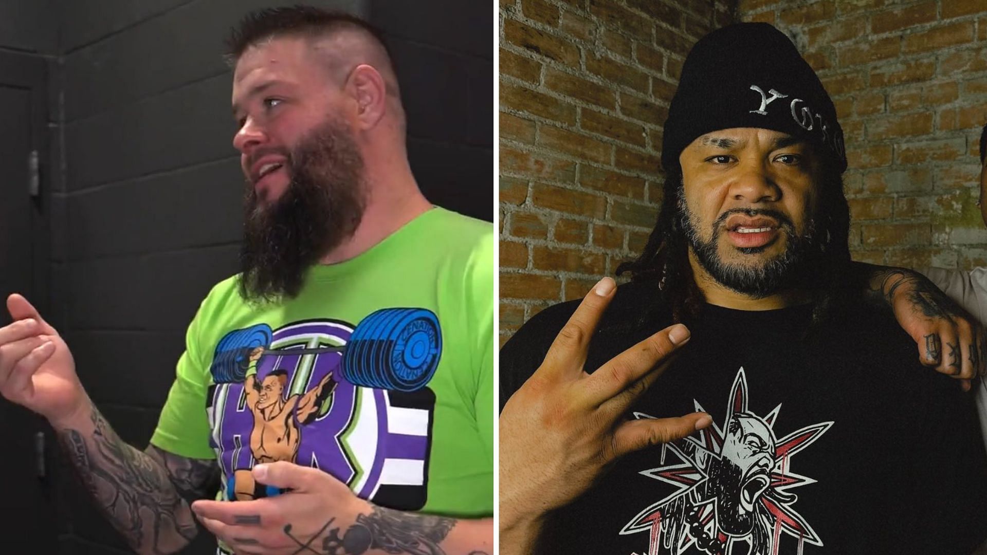 Kevin Owens (left) and Jacob Fatu (right) [Image credits: stars