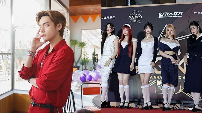"Haters can hate"- Fans react as NewJeans' message for BTS' Taehyung during his military service goes viral amidst his Korea visit