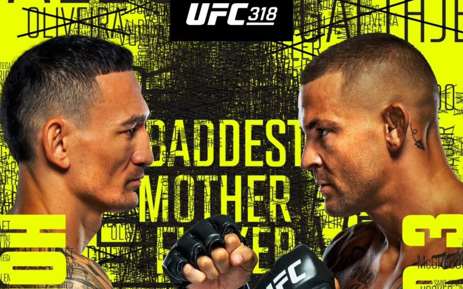 Everything to know about Max Holloway (left) vs. Dustin Poirier (right) 3 at UFC 318. [Image courtesy: @ufcindia on Instagram]