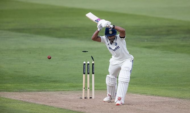 Nitish Reddy pays the price for total misjudgement to be knocked over for 1 in ENG vs IND 2025 2nd Test [Watch]