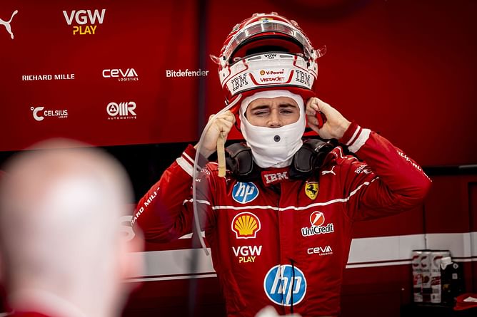 "Leave me alone please": Charles Leclerc lashes at his race engineer during his battle with Max Verstappen