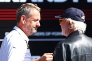 Steven Nielsen (L) and Alpine's Flavio Briatore (R) at the F1 Grand Prix of Austria - Sprint - Source: Getty