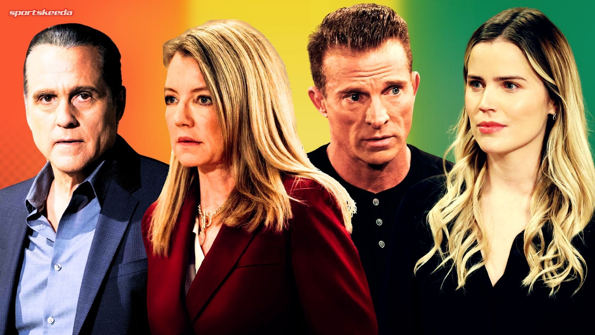 Sasha, Sonny, Nina and Jason on General Hospital (Custom edit by Sportskeeda, Original Image [ABC])