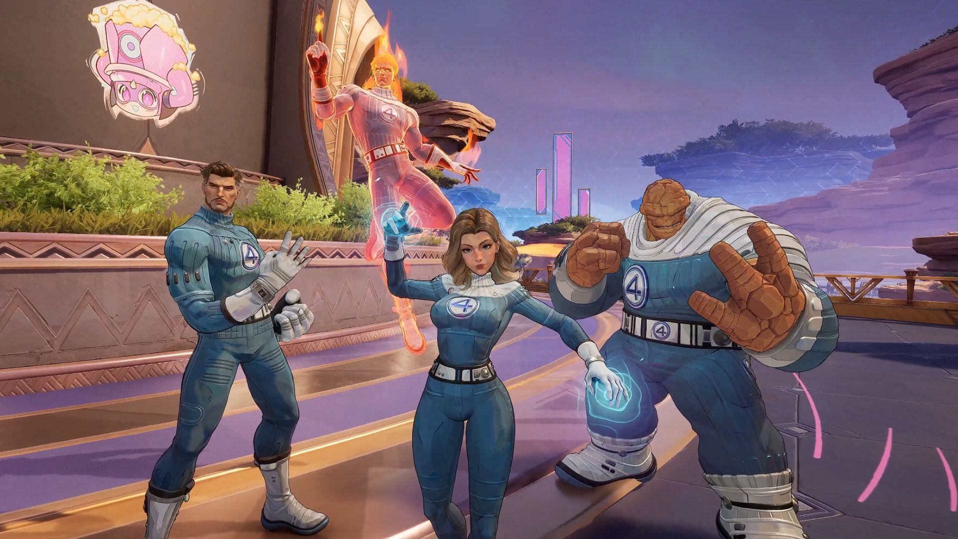 Fantastic Four cosmetic showcase (Image via NetEase Games)