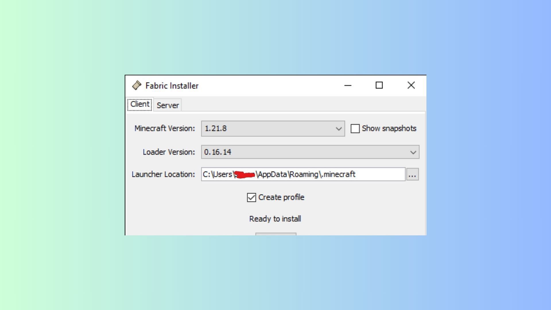 Install the Fabric -API to start with Minecraft sodium 1.21.8 (picture about Sportskeeda Gaming || sodium || Mojang)