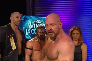 Jon Moxley walks away in frustration after major attack in AEW