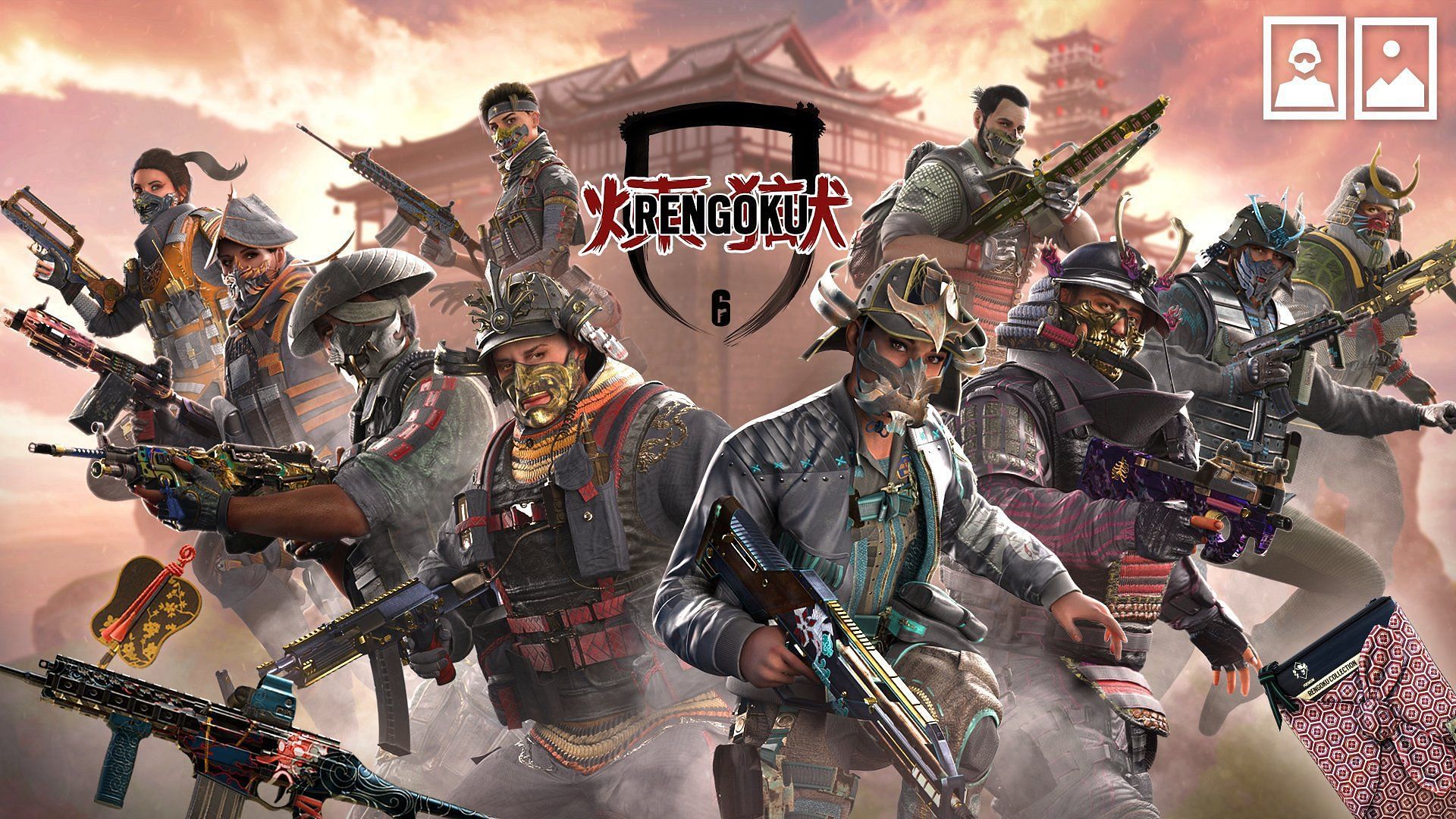 Key art from previous Rainbow Six Siege X Rengoku event.