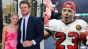 Christian McCaffrey shares 1-word reaction to Sam Darnold's engagement to GF Katie Hoofnagle