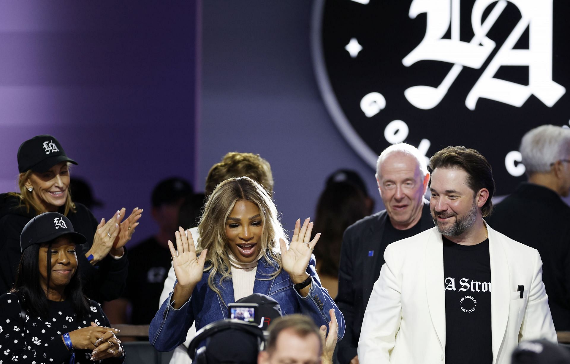Williams and Ohanian at the TGL presented by SoFi: LA v JUP - (Source: Getty)
