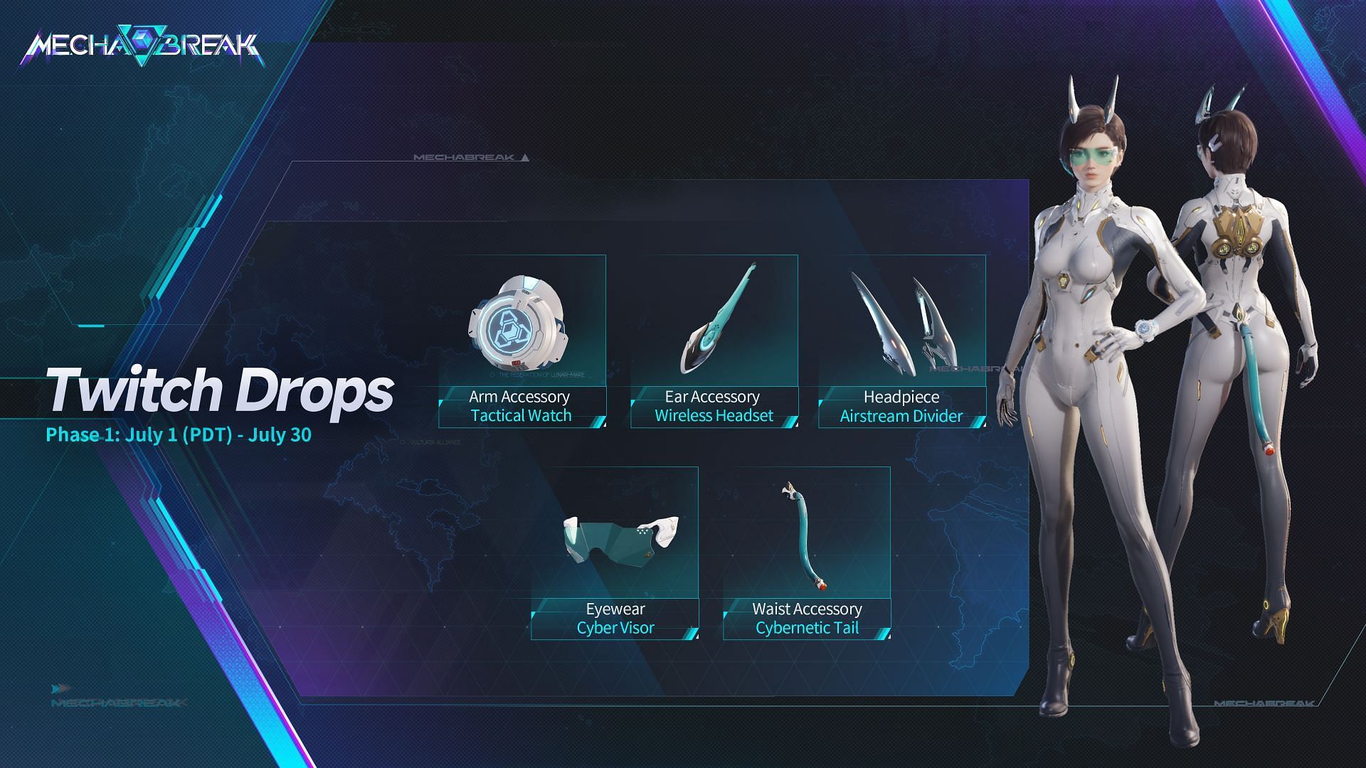 All Twitch Drop rewards (Image via Sportskeeda || Amazing Seasun Games)