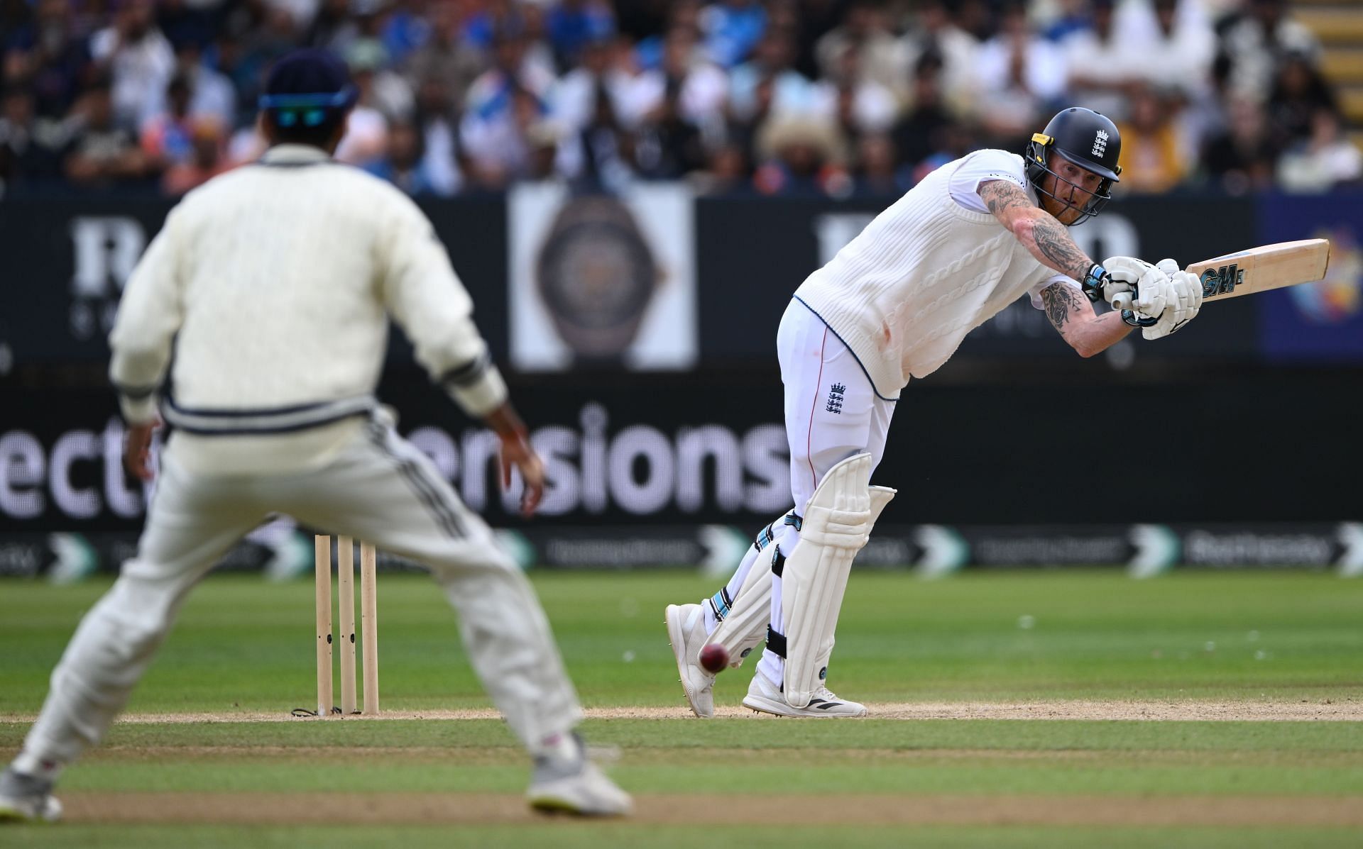 Ben Stokes has batted at No. 6 in both Tests against India. [P/C: Getty]