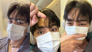 "This is literally harassment" — BTS' Taehyung mobbed at airport ahead of Celine Paris event, fans furious as idol tells ARMY to be "safe next time"