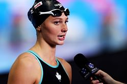 WATCH: Summer McIntosh visibly disappointed despite winning 200m butterfly gold at World Aquatics Championships