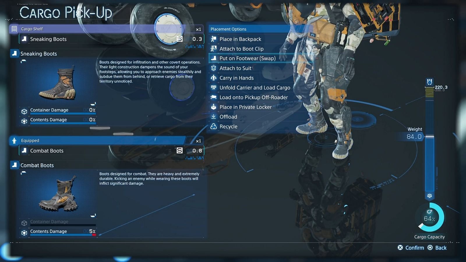 As you walk, climb, and trek across terrain, the Boot Bar slowly depletes, indicating the wear and tear on your equipped boots (Image via Sony Interactive Entertainment)