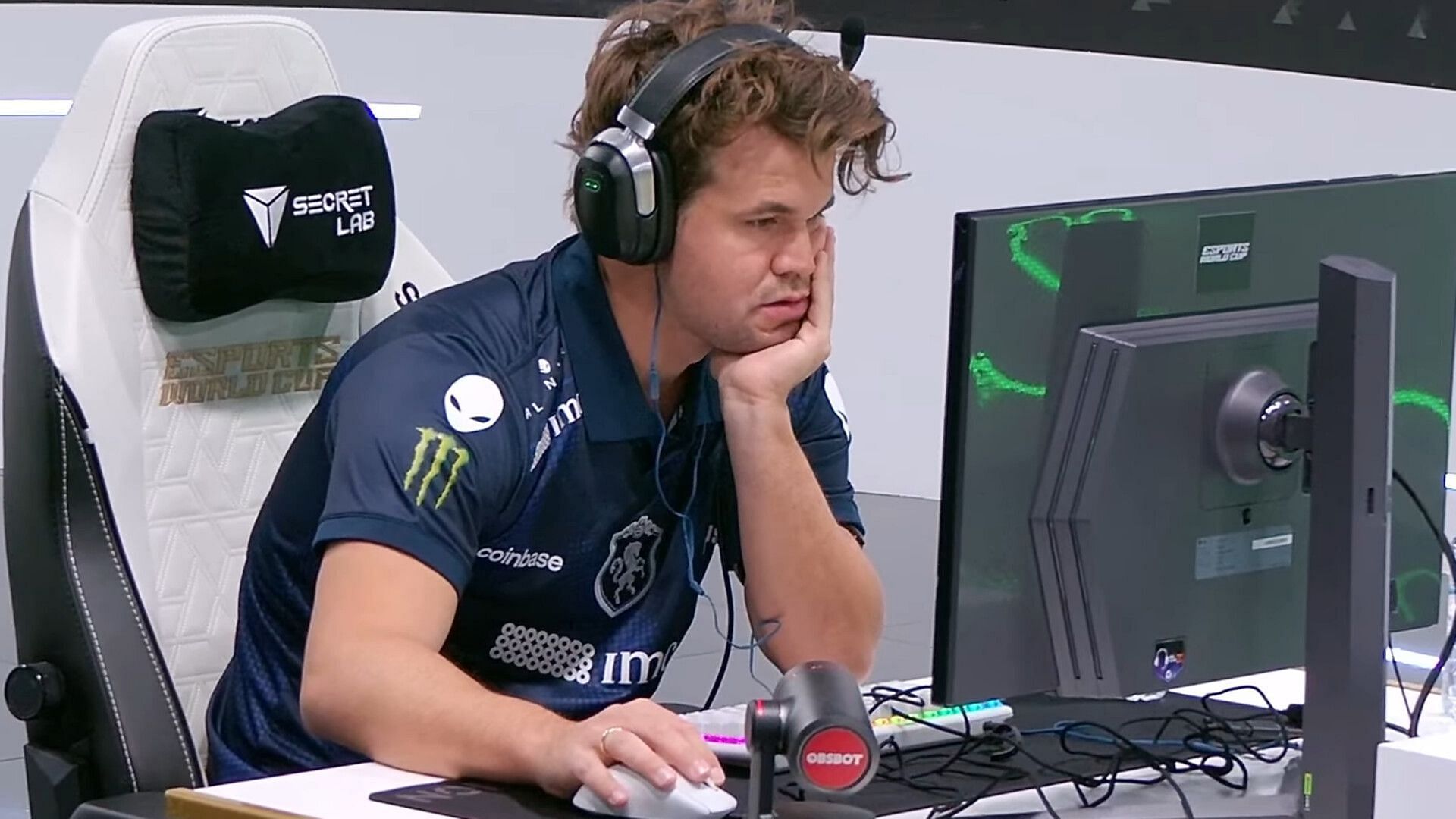 Magnus Carlsen at the Esports World Cup 2025 (Image via EWC 2025)