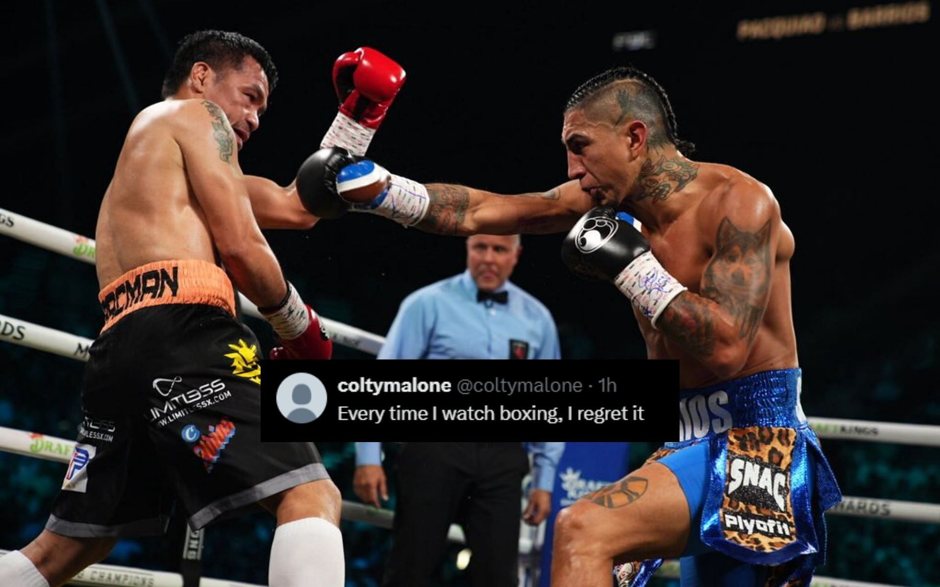 [Image courtesy: @premierboxing on Instagram]
