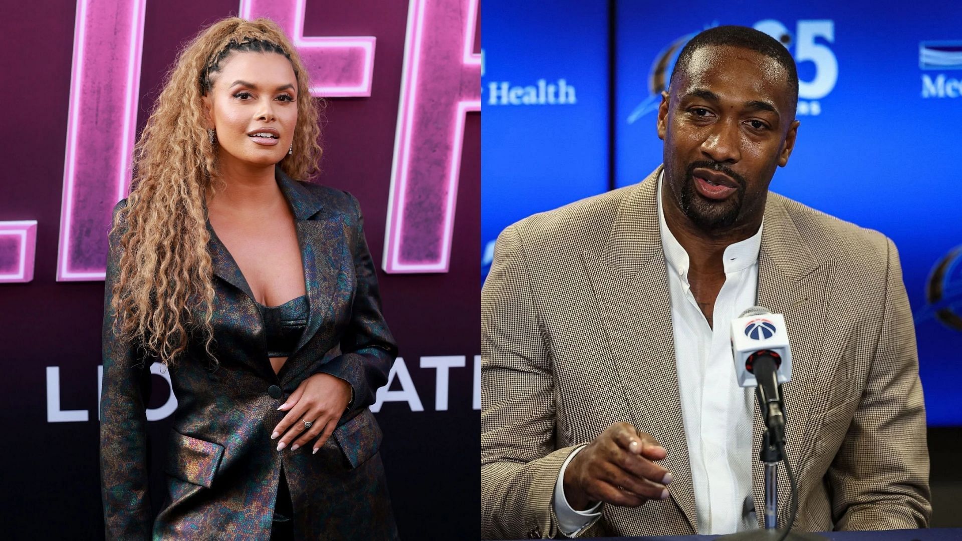 Gilbert Arenas has offered former FS1 presenter Joy Taylor a new job - via Getty/CMS