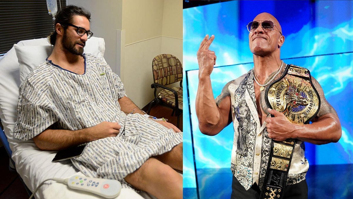 Seth Rollins (Left), The Rock (Right) [Images via WWE.com]