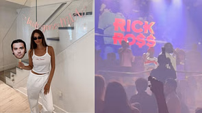 In Photos: Kiefer Sherwood's fiancee Ariela recaps her bachelorette bash in Miami nightclubs headlined by Rick Ross
