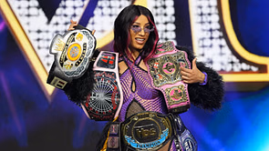 Newly crowned champion tells AEW star Mercedes Moné (fka Sasha Banks) to "get away" from her