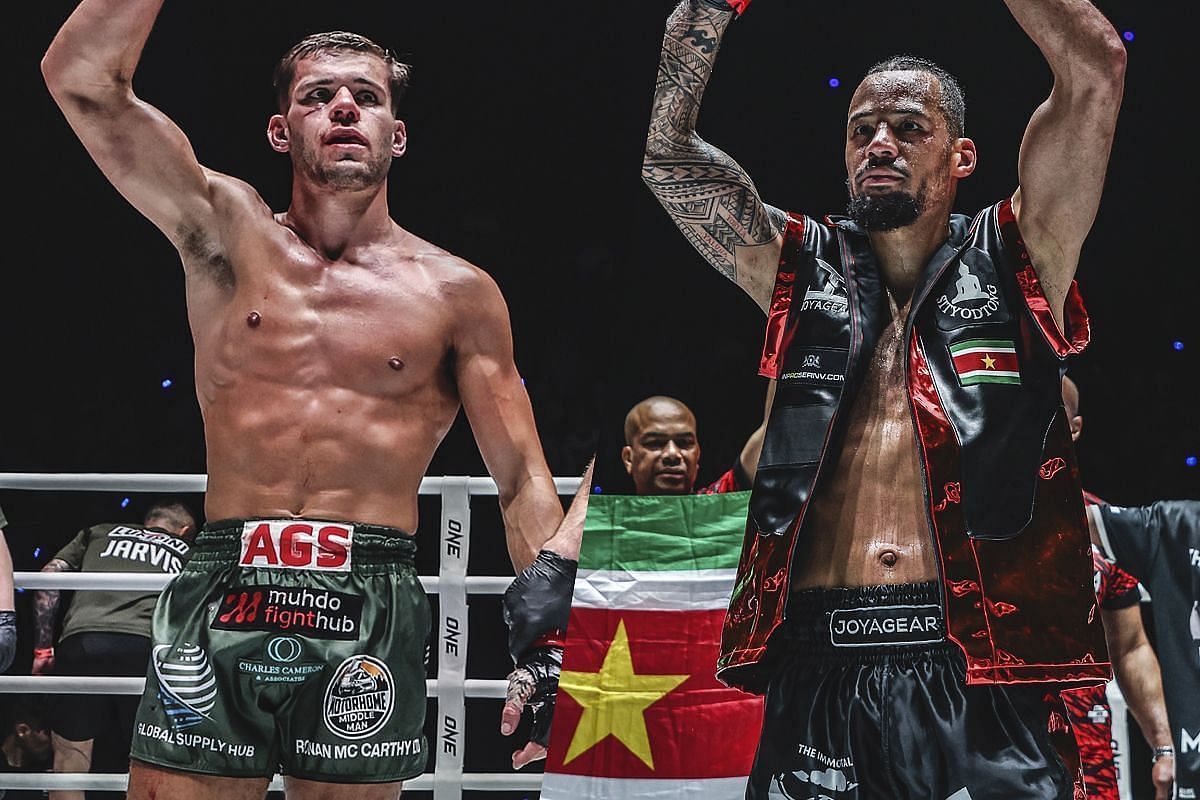 (From left) George Jarvis and Regian Eersel.