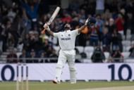 Rishabh Pant celebrates his century at Headingley. (Credits: Getty)