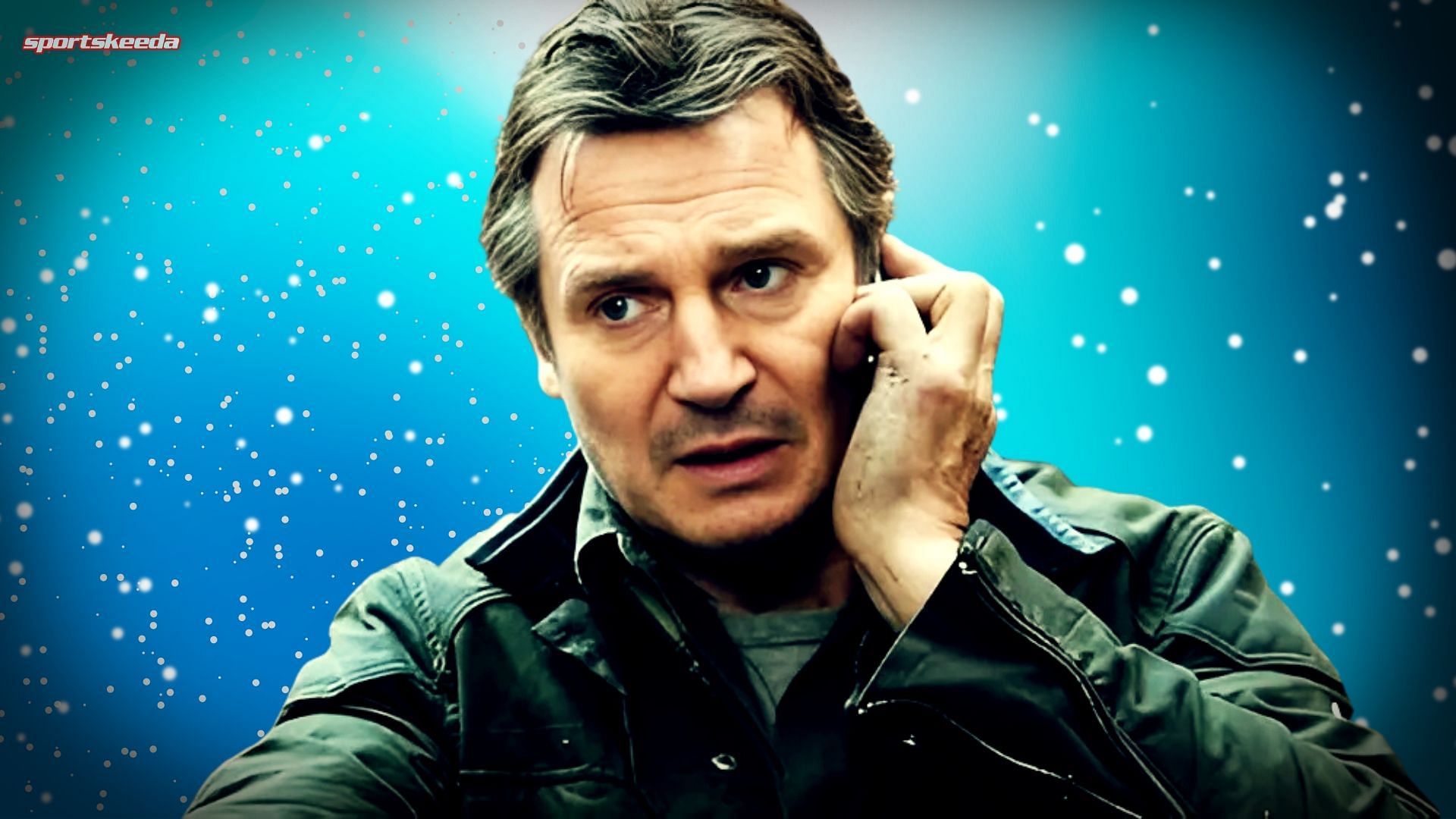 An image of Liam Neeson from the 2025 film Ice Road: Vengeance (Custom cover edited by Sportskeeda, Original Image [Amazon Prime Video]) 