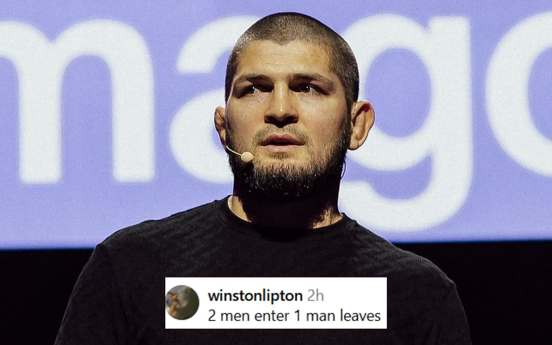 Fans react to Khabib Nurmagomedov