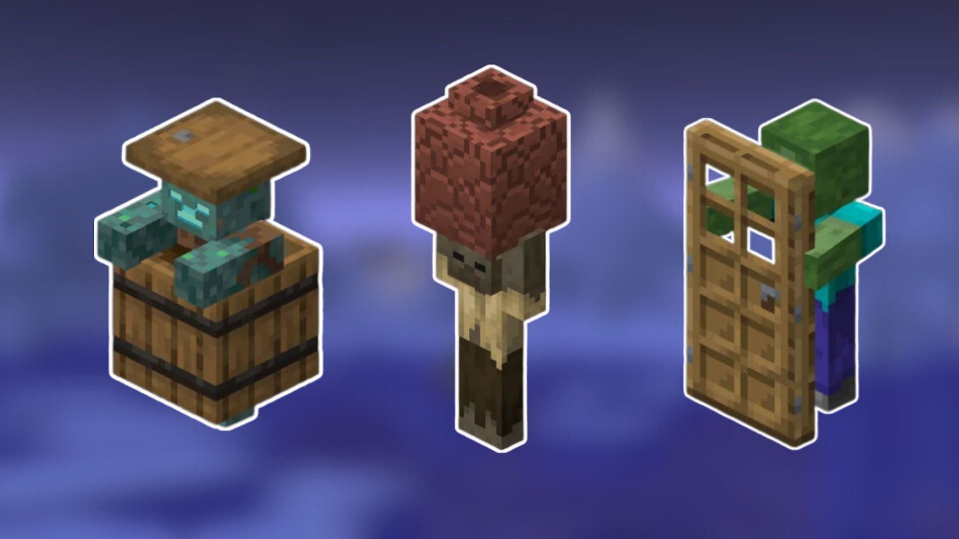 A Minecraft player