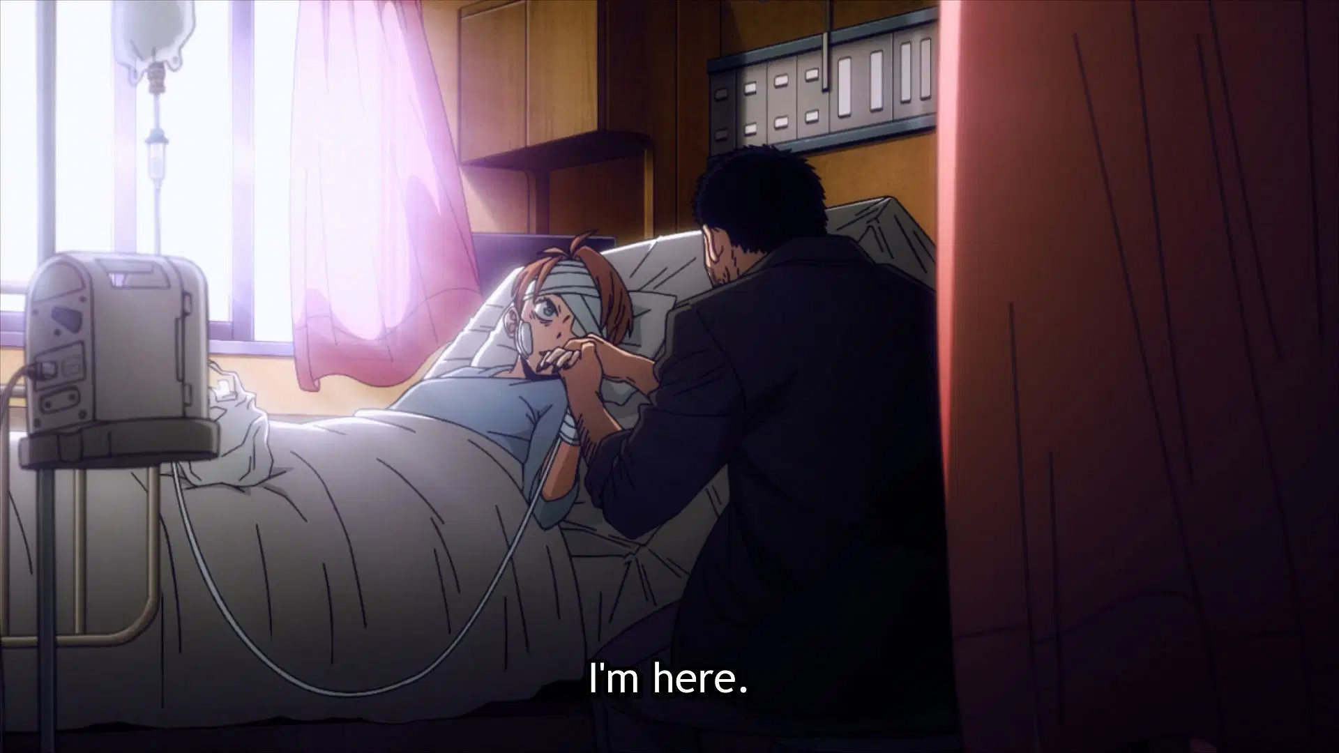 Knuckleduster and Tamao share a heartfelt reunion (Image via Bones Film)