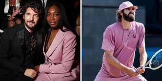 "Amazing" - Venus Williams' boyfriend Andrea Preti delightedly cheers on Reilly Opelka as he advances at Citi DC Open