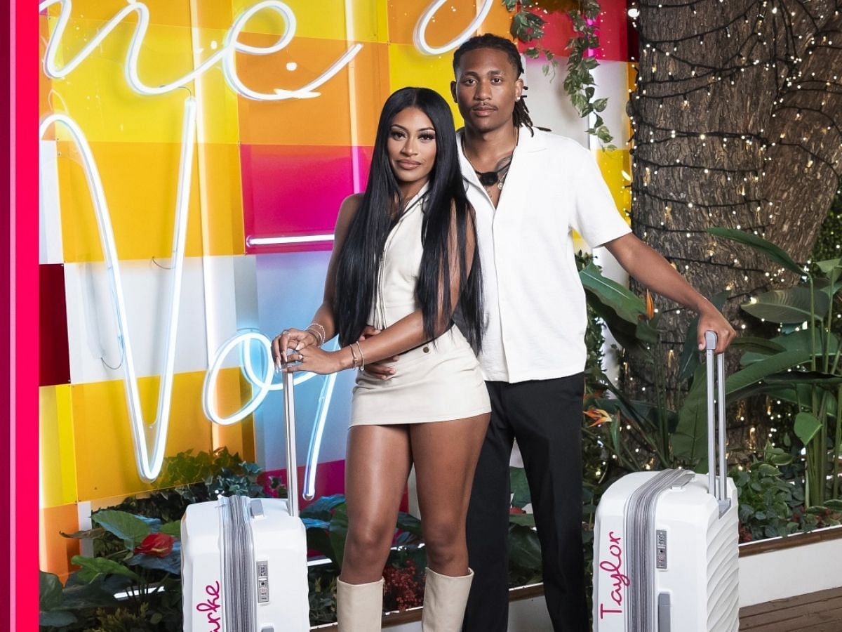 Clarke and Taylor (Image via Instagram/@loveislandusa)