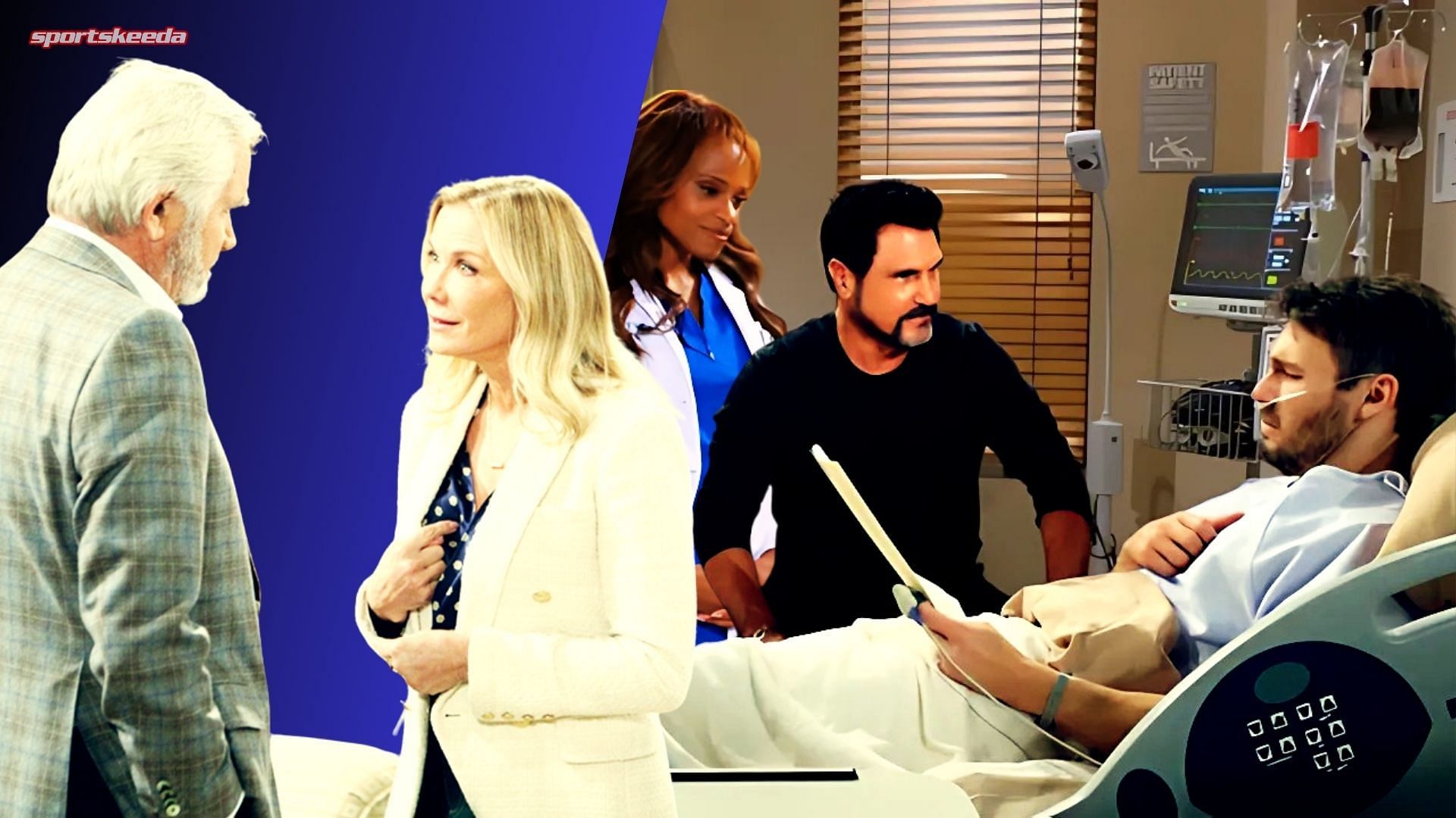 A still from The Bold and The Beautiful (Custom cover edited by Sportskeeda, images via CBS)