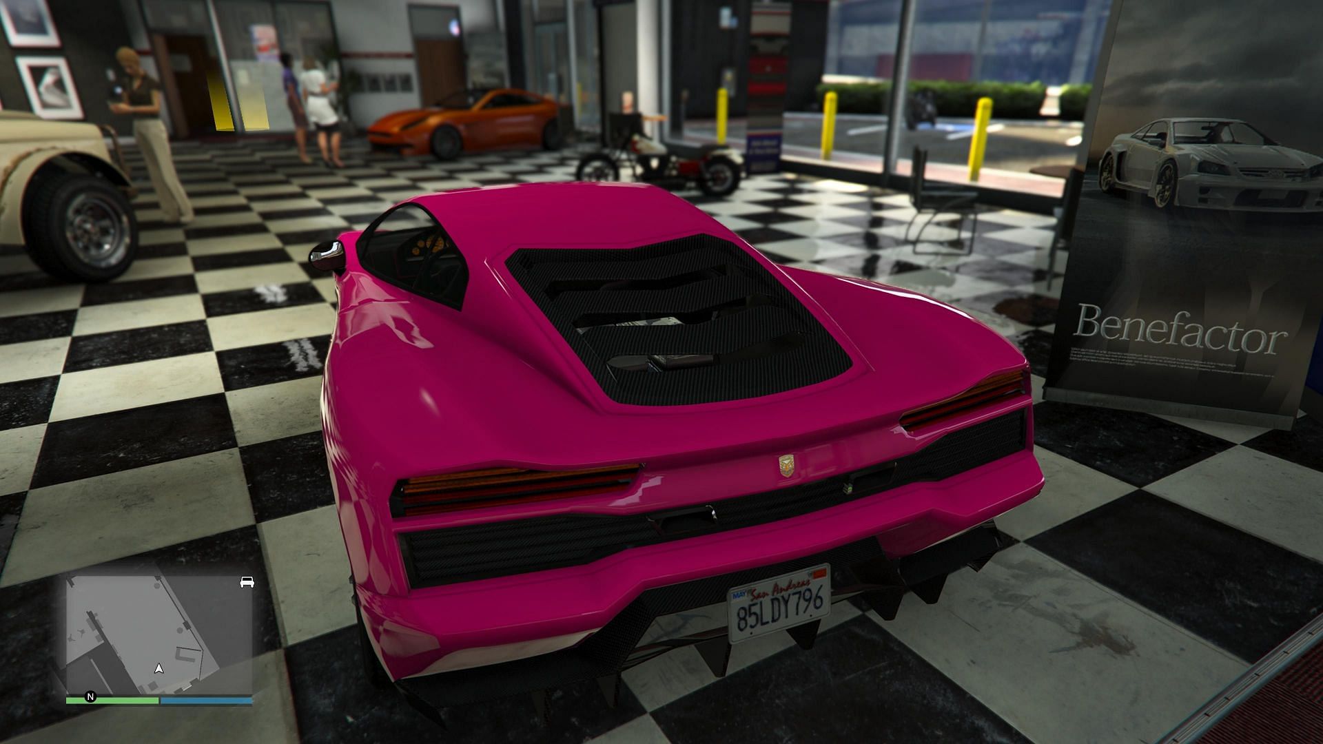 The Vacca&#039;s bulletproof rear (Image via Rockstar Games)