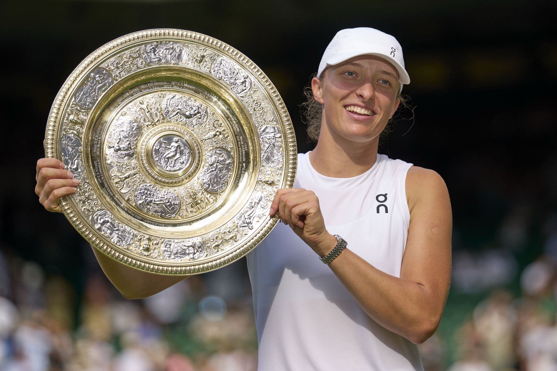 Iga Swiatek at Wimbledon 2025. (Photo: Getty)