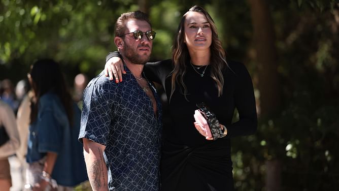 Aryna Sabalenka's boyfriend Georgios Frangulis sends love to the Belarusian after her gritty win to reach Wimbledon SF