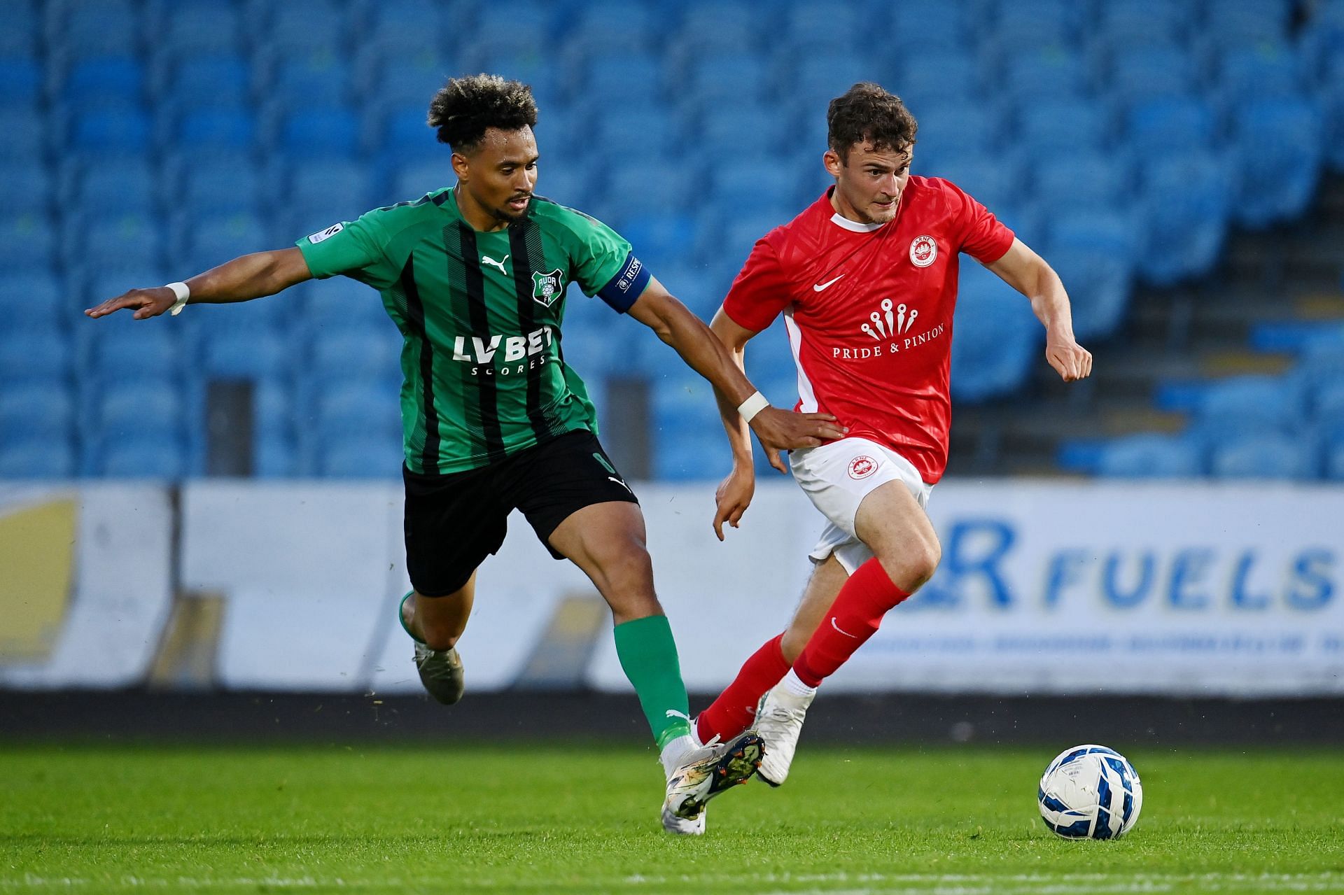 Larne v Auda - UEFA Europa Conference League First Qualifying Round First Leg - Source: Getty