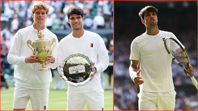 4 Carlos Alcaraz streaks Jannik Sinner ended in Wimbledon 2025 final