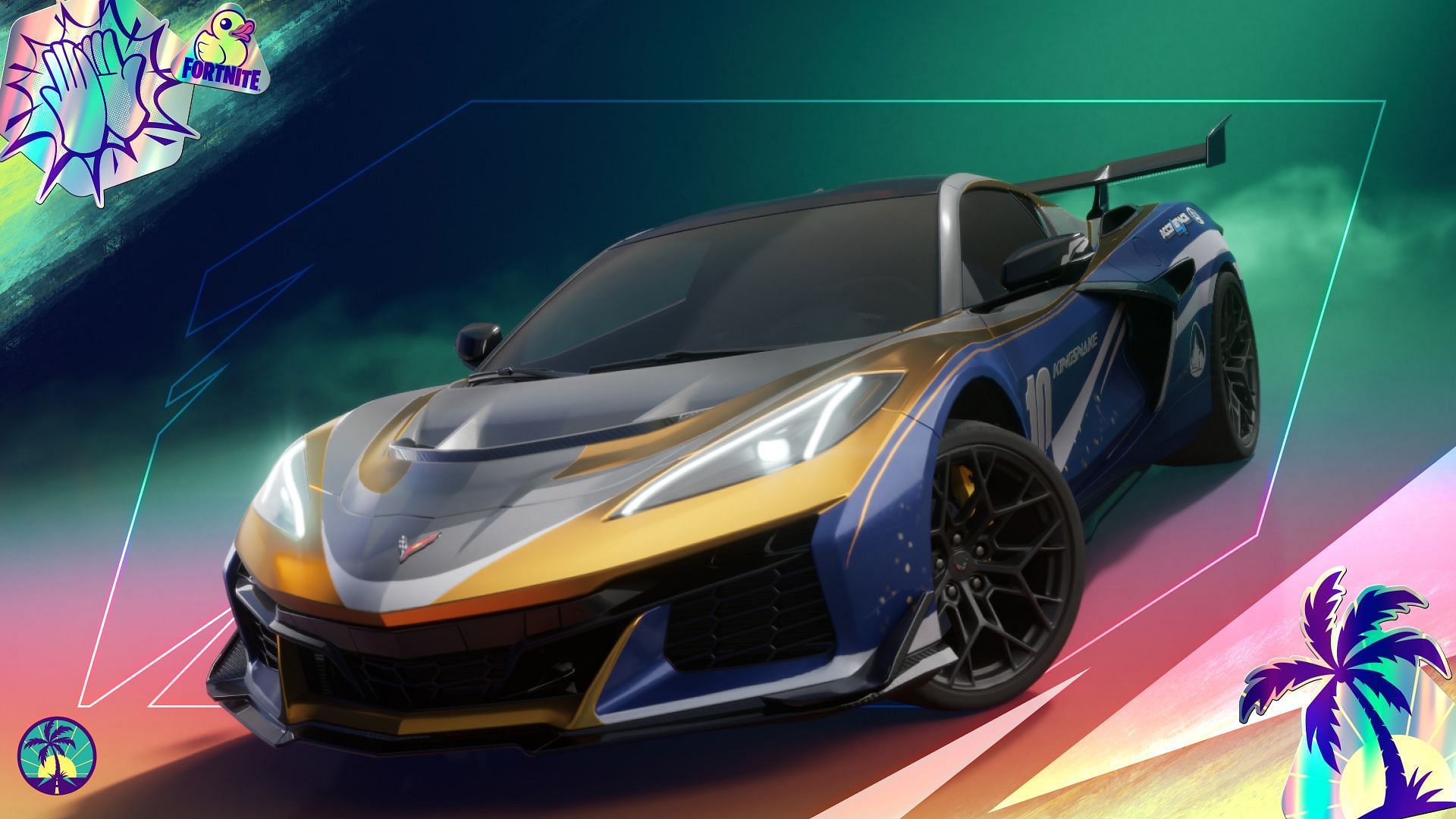 Chevrolet Corvette ZR1 car body in Fortnite for free