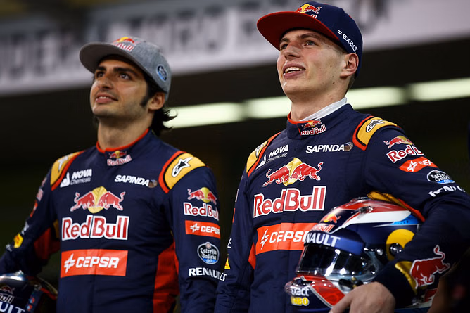 Carlos Sainz points to outqualifying Max Verstappen in his rookie season as proof of how he'd perform alongside the Dutch driver